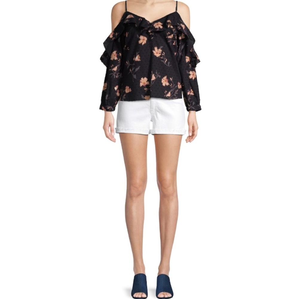 PAIGE Denim 'Jimmy Jimmy' Cuff Denim Shorts